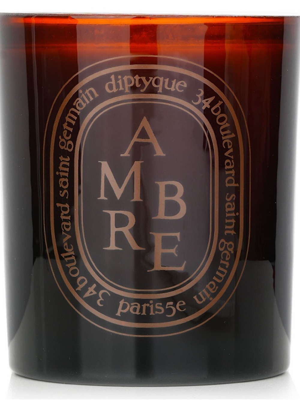 diptyque Ambré Amber Glass Medium Empty Vessel